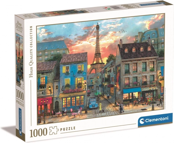 Puzzle 1000 piese stradă din Paris CLEMENTONI