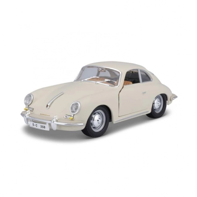 Mașină de colecție Porsche 356B Coupe 1961 Ivory la scară 1:24 de la Bburago