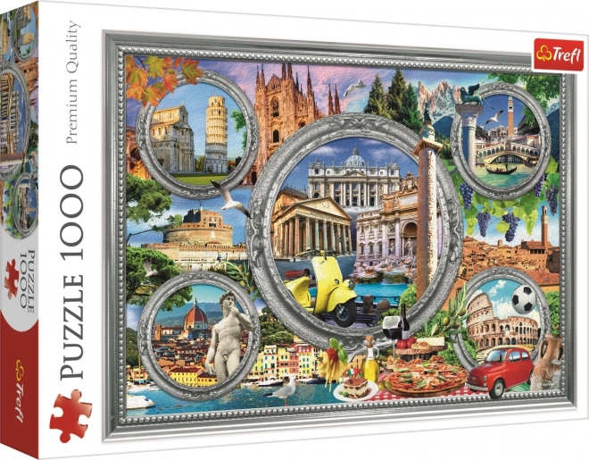 Puzzle Trefl Vacanță în Italia - 1000 de piese