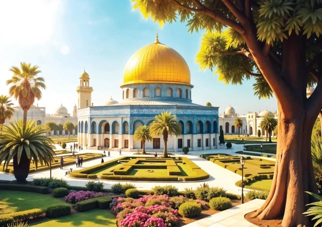 Puzzle Moscheea al-Aqsa 1000 piese