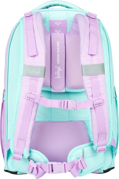Set școlar BAAGL Skate Max Sweet: Rucsac, Penar, Săculeț și Geantă sport