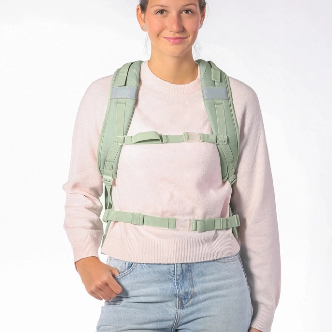 Set pentru școlari BAAGL Skate Max Mentol: rucsac, penar, săculeț