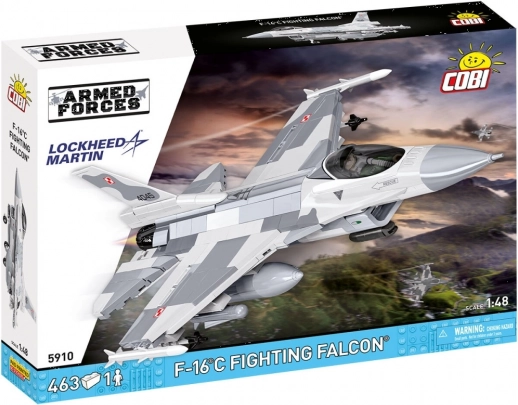 set de construcție COBI Armed Forces – F-16C Fighting Falcon 1:48