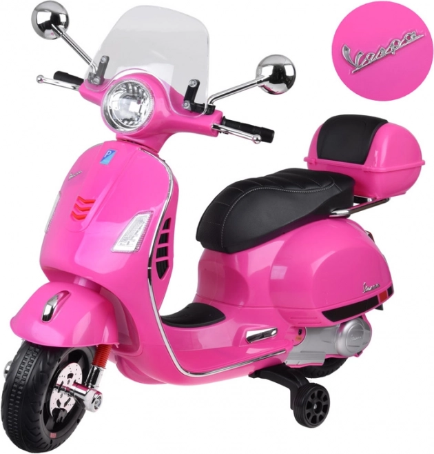 Scuter electric Vespa GTS Super pentru copii – Roz