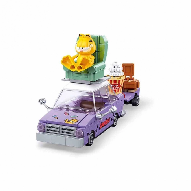 Cursa nebună a lui Garfield - set de construcție Sluban