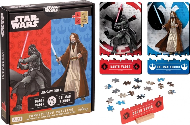 Puzzle duel Star Wars: Darth Vader vs Obi-Wan Kenobi 2x70 piese