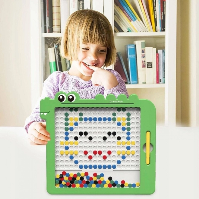 Tablă magnetică pentru copii MagPad Dinozaur de la WOOPIE