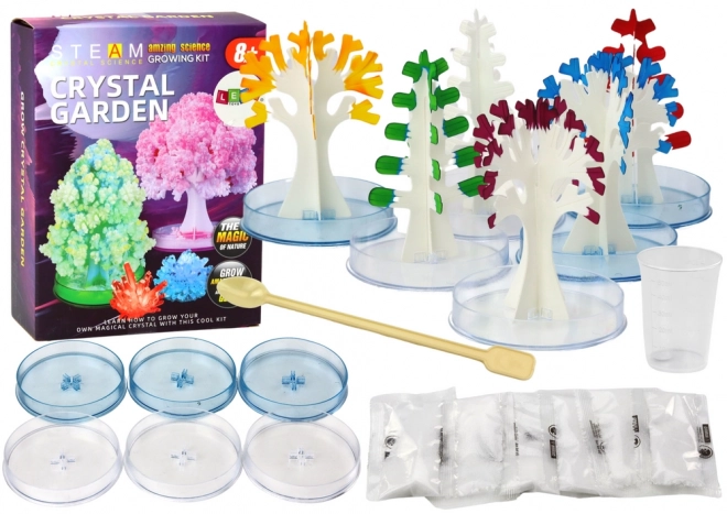 Set educativ pentru creșterea arborilor de cristale