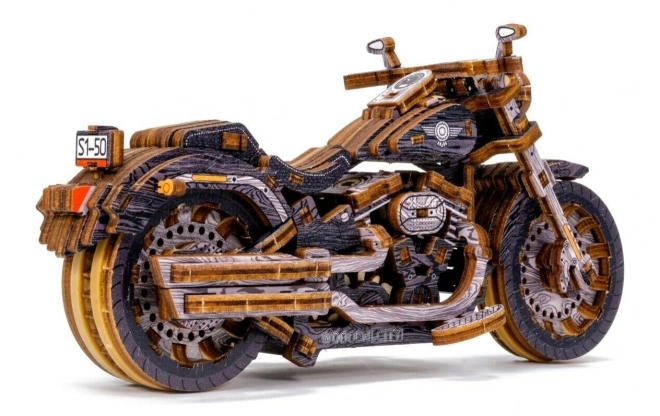 Puzzle 3d lemn motocicletă cruiser ediție limitată