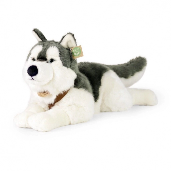 Jucărie pluş câine Husky cu ham 60 cm Eco-Friendly