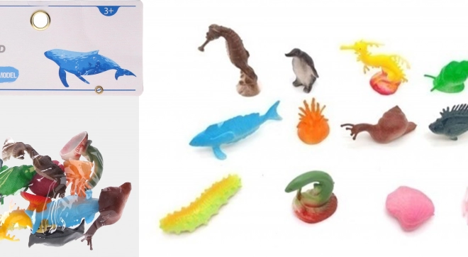 Set figurine Lumea marină 12 buc 7 cm