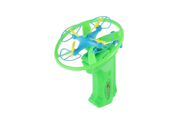 Vârtelniță zburătoare cu lansator din plastic 10 cm