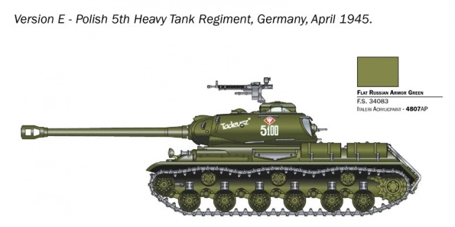 Model de tanc Josif Stalin JS-2 1/56