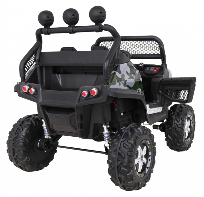 Mercedes Benz Unimog pentru copii Moro lak + tracțiune 4x4 + telecomandă + spațiu bagaje + pornire lentă + MP3 LED