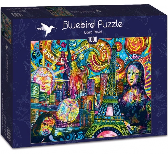 Puzzle de călătorie iconică 1000 piese