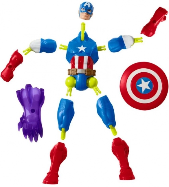 Avengers Mixmashers Figurină Căpitanul America