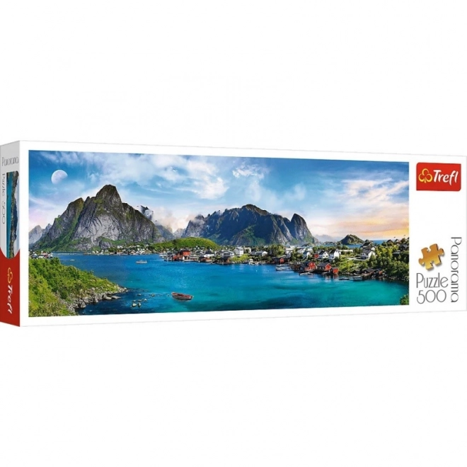 Puzzle panoramic TREFL Lofoten, Norvegia 500 piese