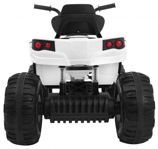 ATV Quad 2,4GHz pe baterie pentru copii Alb + Telecomandă + Roți EVA + Radio MP3 + Pornire gratuită