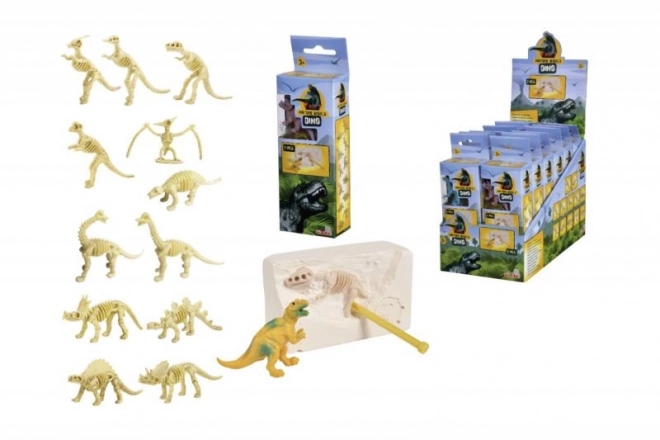 Set de excavare fosile dinozauri 12 tipuri