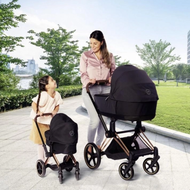 Cărucior pentru păpuși Cybex 3 în 1 negru