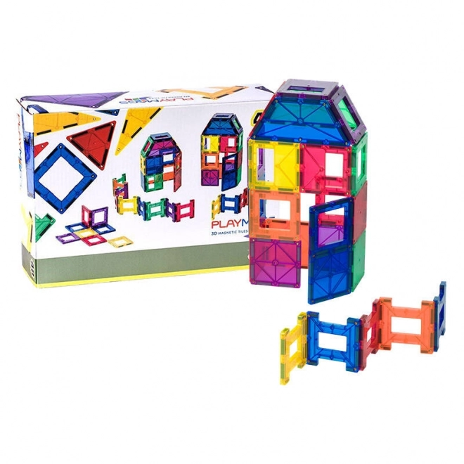 Cuburi magnetice 3D Playmags set 48 piese