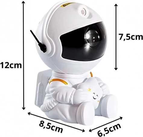 Proiector LED Astronaut cu Lumină de Noapte