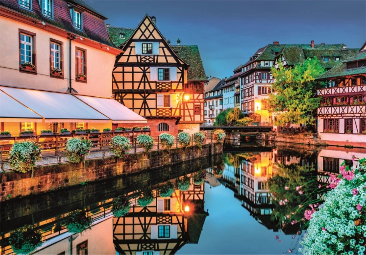 puzzle 500 compact – orașul vechi din Strasbourg