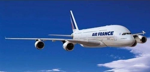 Model plastic avion Airbus A380 Air France