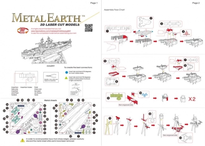 Puzzle 3D USS Arizona Metal Earth