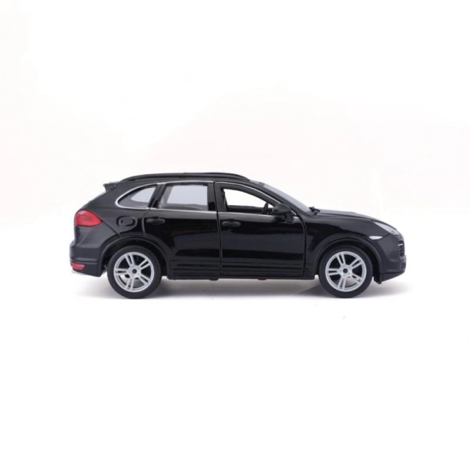 Model metalic Porsche Cayenne Turbo negru la scară 1/24