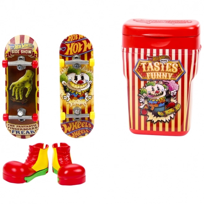Hot Wheels set fingerboard și botine în cutie