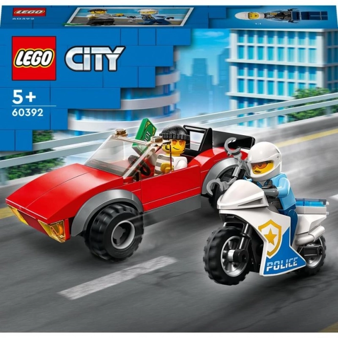 Motocicleta Poliției Lego City - Urmărirea Mașinii