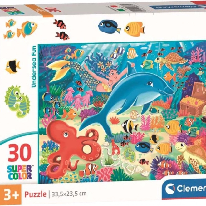 Clementoni Puzzle Distracție sub apă 30 piese