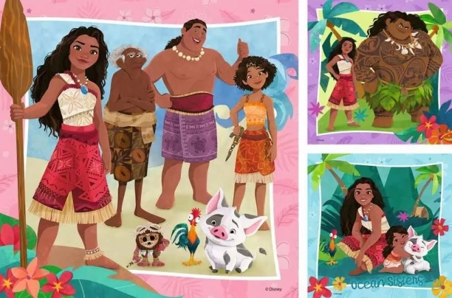 Puzzle Vaiana 2, 3x49 piese