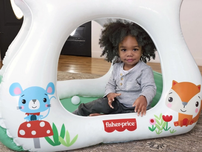 Piscină gonflabilă cu mingi Ciupercuța Bestway Fisher Price
