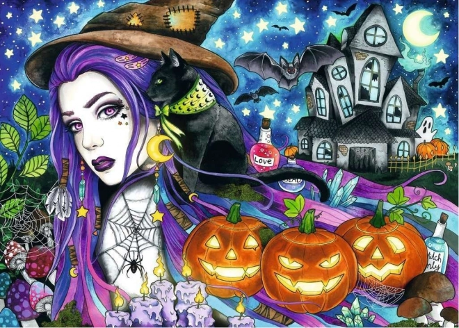 Puzzle Ravensburger Halloween 1000 piese