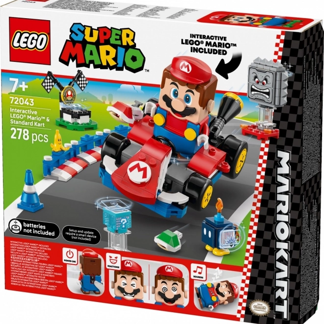 LEGO Super Mario Mario Kart - Figurină interactivă și Kart Standard