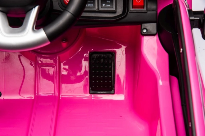 Mașină electrică pentru copii dodge charger roz poliția