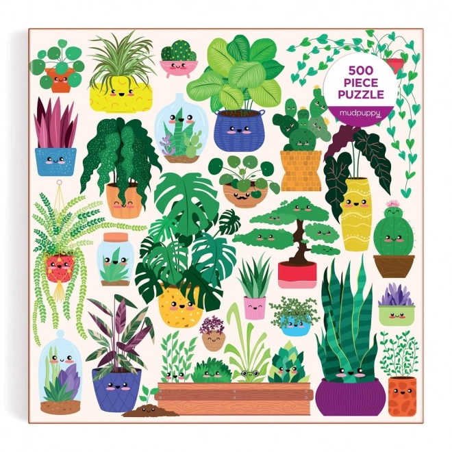 Puzzle plante fericite 500 piese