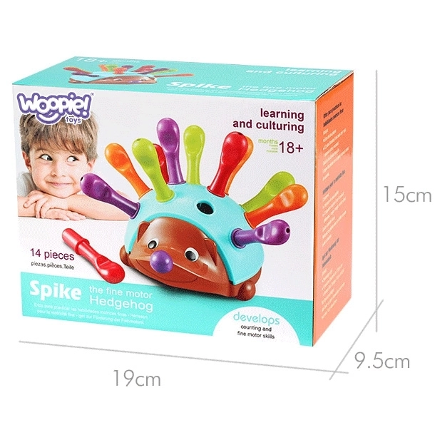 Joc educativ ariciul Montessori pentru sortare și învățare WOOPIE