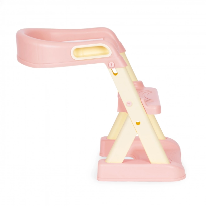 Scaun de toaleta pentru copii cu scarita galben Ecotoys