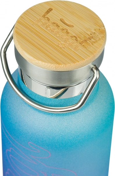 Termos cu capac de bambus BAAGL Gradient albastru-violet 500 ml