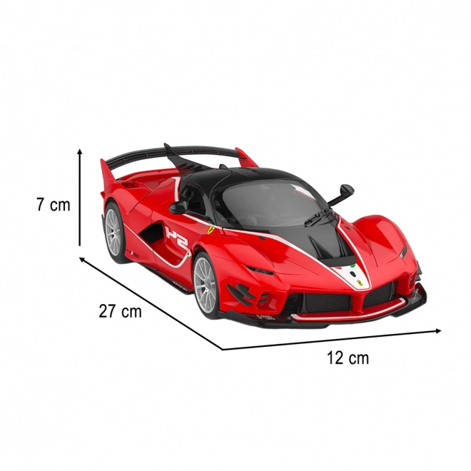 Mașină teleghidată Ferrari de la Rastar în set de asamblare, scară 1:18