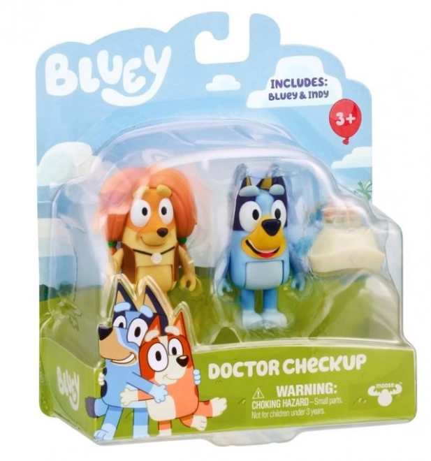 Set figurine Bluey - Vizita la doctor