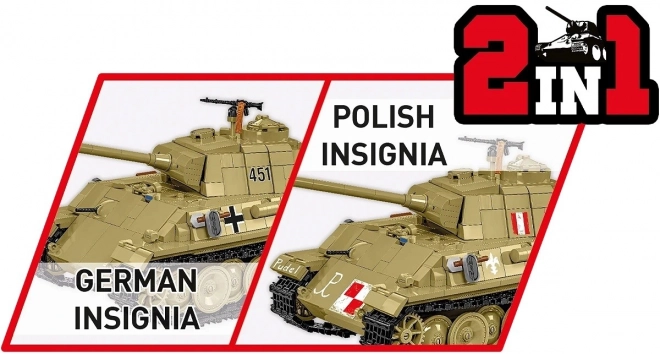 Set de construcție Tanc Panzer V Panther G Pudel