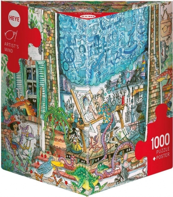 Puzzle HEYE Mintea Artistului 1000 piese