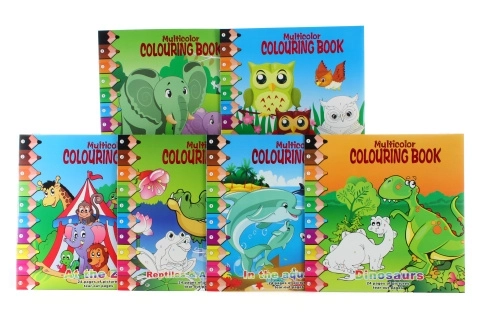Carte de colorat cu numere mari