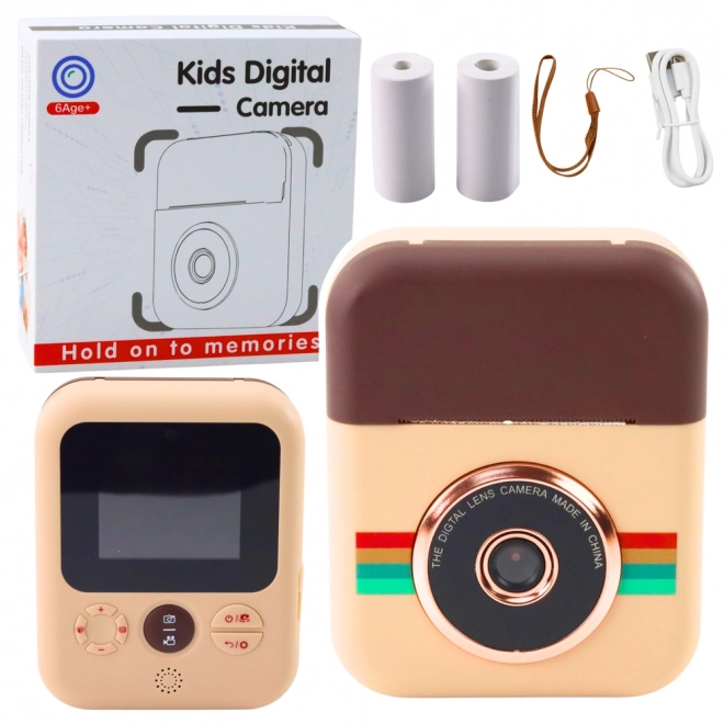 Aparat digital cu imprimantă instant