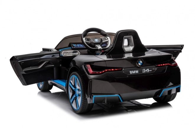 Mașinuță electrică BMW i4 4x4 negru