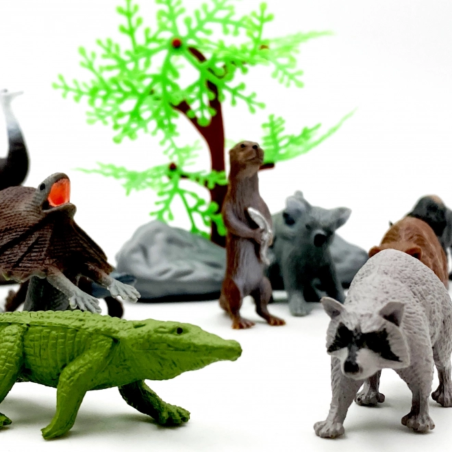 Set figurine animale sălbatice Woopie